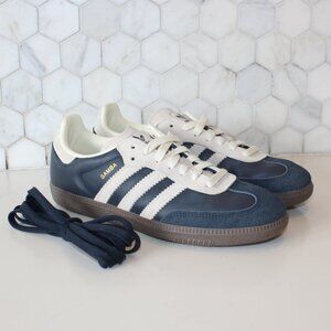 Adidas Samba OG M5.5/W7, Aurora Ink / Cream White / Gum